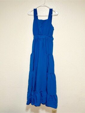 Pinch Cobalt Blue Tiered Midi Dress Size Large